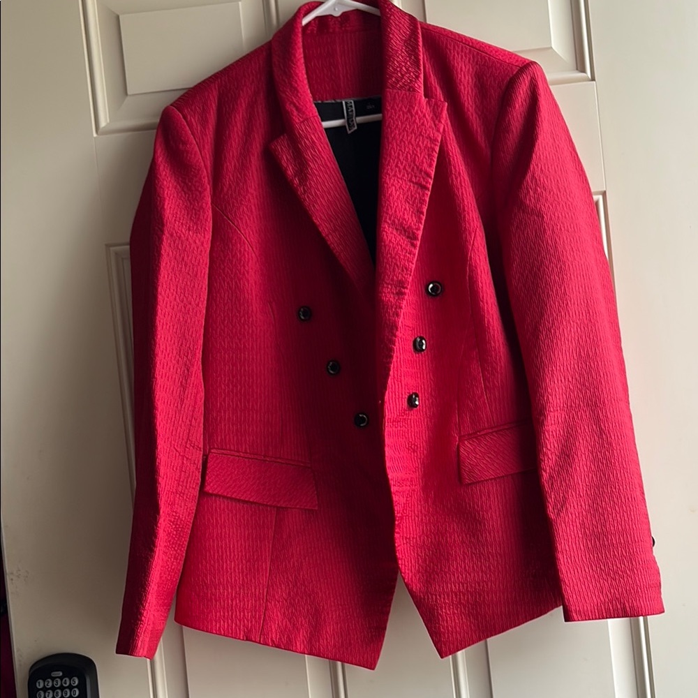 Mary Kay Red Sport Coat Blazer Tailored Design